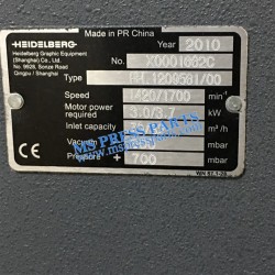 FH.1209390/01,Heidelberg machine Pressure/vacuum pump DVT3.80